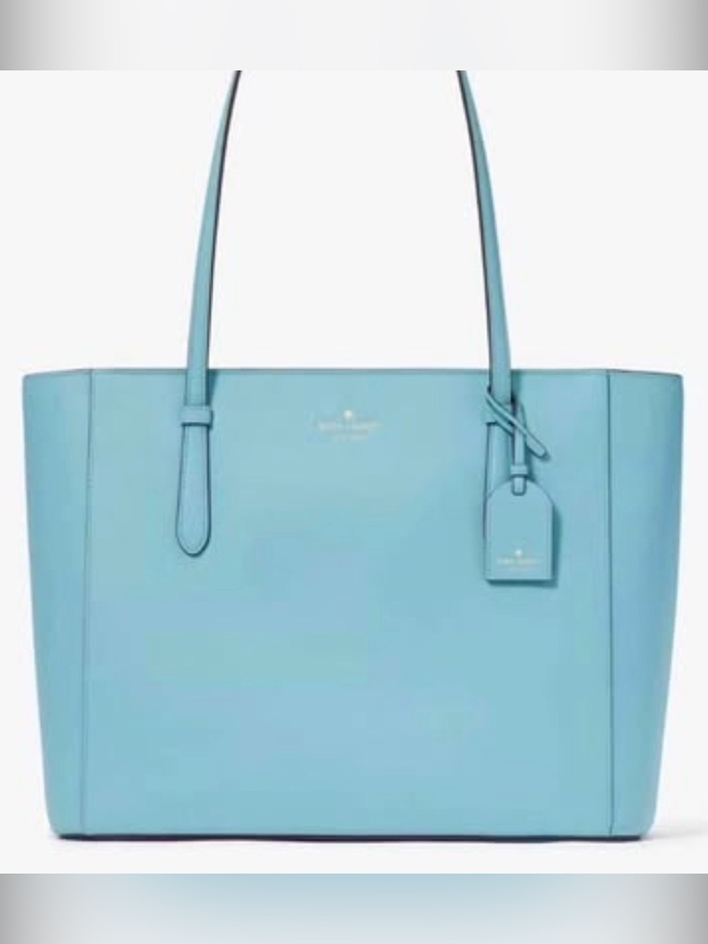 kate spade Light Blue Leather Tote